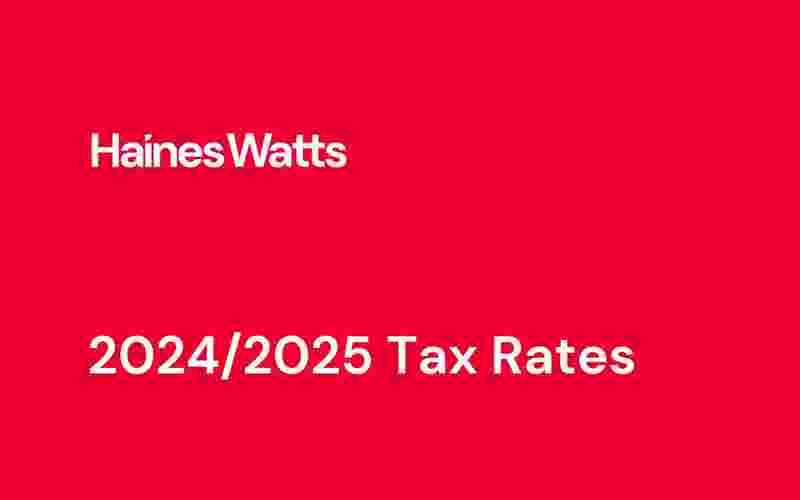 Tax Rates 2024/2025